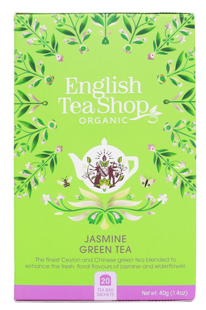 Jasmin grøn te (20 x 2) bio 40 g