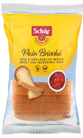 Pan brioche sødt brød, glutenfri 370 g - Schar
