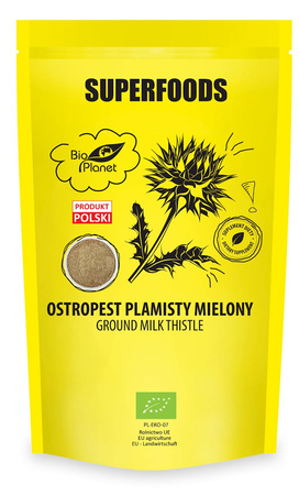 Malet marietidsel som kosttilskud bio 200 g - Bio Planet