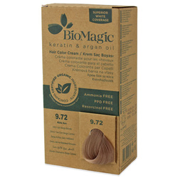 Hårfarve meget lys beige blond (9.72) 250 g - BIOMAGIC