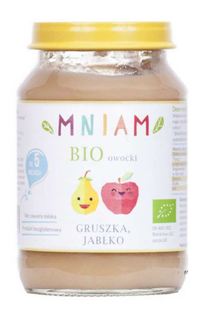 Pære-æble-dessert fra 5 måneder BIO 190 g - mums