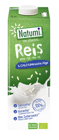 Glutenfri risdrik med tang uden tilsat sukker bio 1 l - Natumi