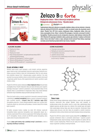 Jern + B12-vitamin forte kosttilskud 45 tabletter - Physalis