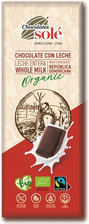 Mælkechokolade BIO 25 g