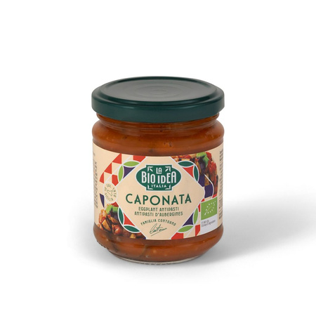 Aubergine caponata bio 200 g - LA BIO IDEA