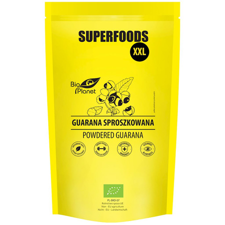 Guarana Pulver Økologisk Kosttilskud 500 g – Bio Planet