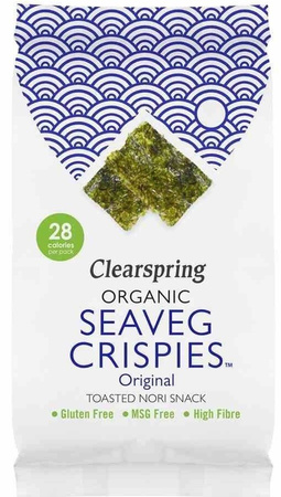Seaveg glutenfri naural tangchips BIO 4 g
