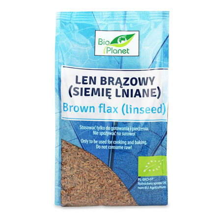 Brun hør (hørfrø) bio 400 g