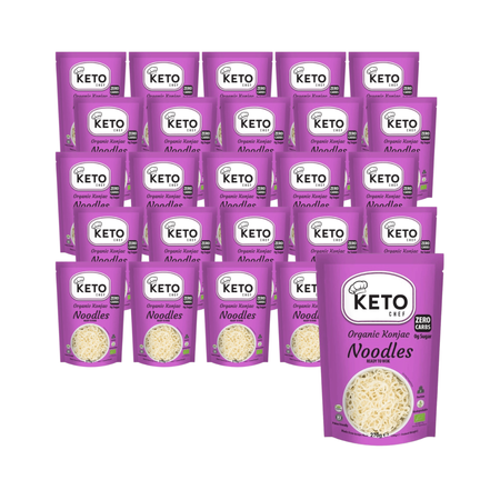 KIT 25 x Nudler (Konjac nudeltype klar til wok) glutenfri bio 270g - Keto Chef (Better Than Foods)