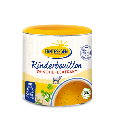 Oksebouillon uden gærpulver bio 120 g - ERNTESEGEN