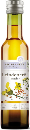 Linolie (guld af glæde) koldpresset bio 250 ml - Bio Planete