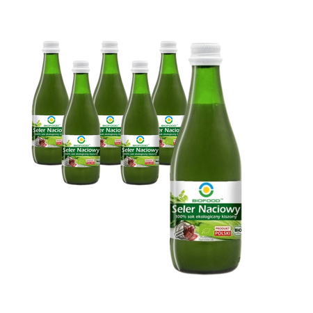 SÆT 6 x Selleri 100% økologisk syltet juice 300 ml
