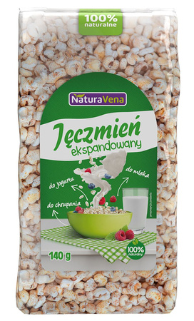 Ekspanderet byg 140 g - Naturavena