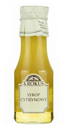 Glutenfri citronsirup 375 g (300 ml) - krokus