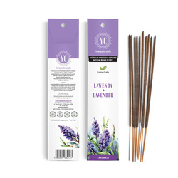 Indiske røgelsespinde Lavendel (10 stk.) 16 g – Your Candle