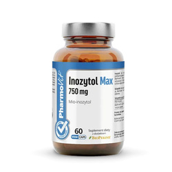 Inositol max (750 mg) glutenfri 60 kapsler - PHARMOVIT (CLEAN LABEL)