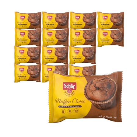 SÆT 15 x Chokolademuffin, glutenfri 65 g - Schar