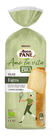 Ristet speltbrød i skiver bio 400 g - Il Buon Pane