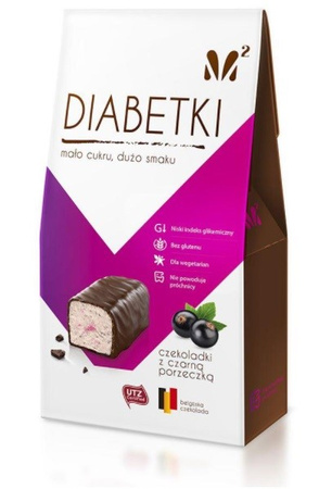 Sukkerfri solbærchokolade 100 g
