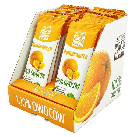 Snack med æble og appelsin Portion God 16 g