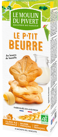 Kiks le p'tit beurre bio 155 g - Le Moulin du Pivert