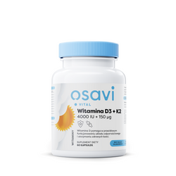 Vitamin K2 + D3 glutenfrit kosttilskud 60 kapsler - OSAVI