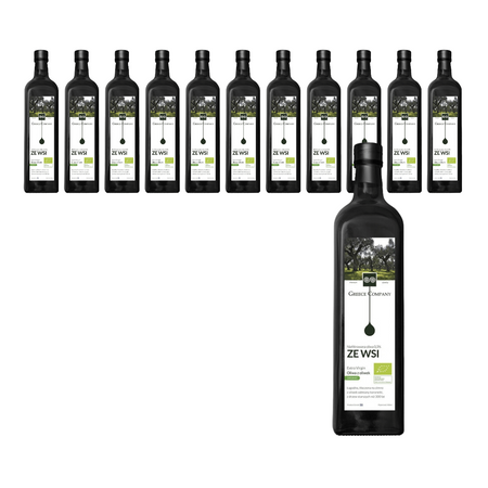 KIT 12 x Ekstra jomfru olivenolie fra landet bio 500 ml