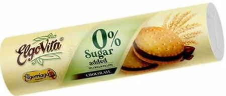 Sukkerfri kiks med chokoladesmag 180 g