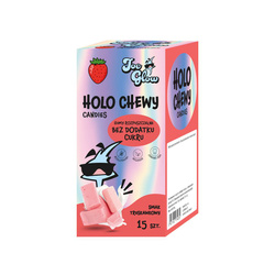 Sukkerfri opløselige jordbærgummier uden gluten (15 stk.) 90 g – Joe Glow