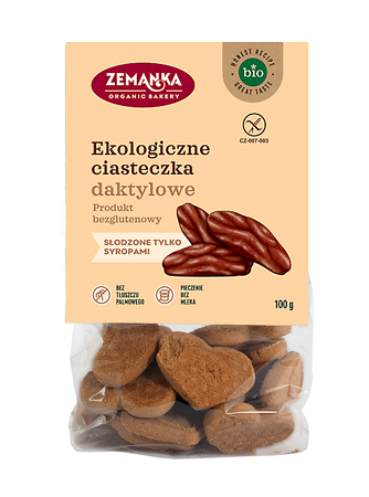 Glutenfri dadelkiks BIO 100 g