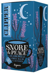 Te med citronmelisse og lavendel (Snore & Peace) BIO (20 x 1,5 g) 30 g - Clipper