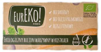 Vegetabilske bouillonterninger gærfri, palmeoliefri, glutenfri bio 100 g