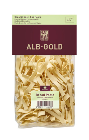 Pasta (speltæg) bånd bio 250 g - alb-guld