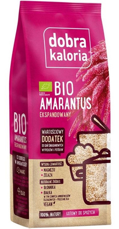 Amaranth expanded bio 120 g - Gode kalorier