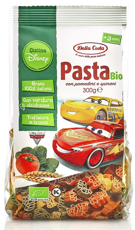 Pasta (semolina tricolour) disney cars bio 300 g