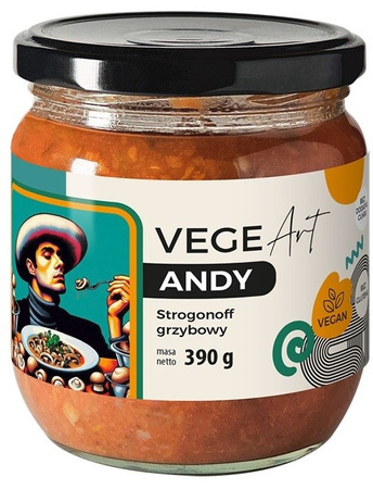 Svampestragonow med østershatte og champignon 390 g