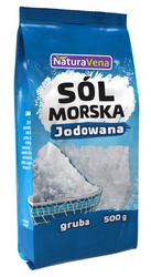 Groft formalet jodholdigt havsalt 500 g - Naturavena