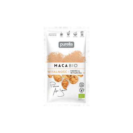 Maca bio . vitalitet. energi + b2-vitamin 28 g