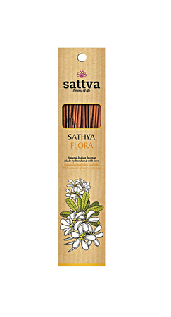 Indisk sathya flora-røgelse (15 stk.) 30 g - Sattva