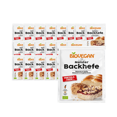 SET med 24 x glutenfri tørgær bio (3 x 7 g) 21 g - Biovegan