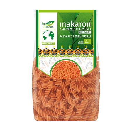 Pasta (røde linser) świderki bio 250 g