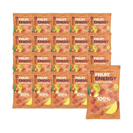SÆT 20 x Mango snacks 100% frugt glutenfri 35g - Bombus