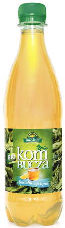 Kombucha grøn te med citron bio 500 ml