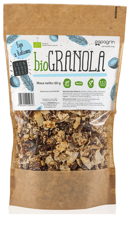 Glutenfri figengranola med kokos bio 60 g