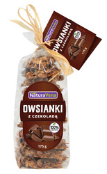 Havregrynskiks med chokolade 175 g - Naturavena