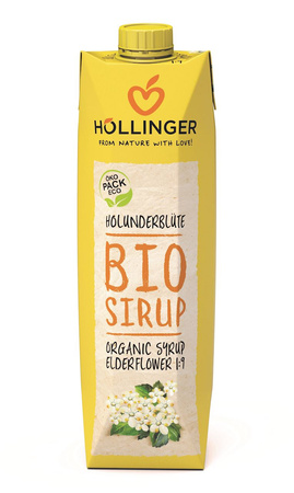 Hyldeblomstsirup bio 1 l - HOLLINGER