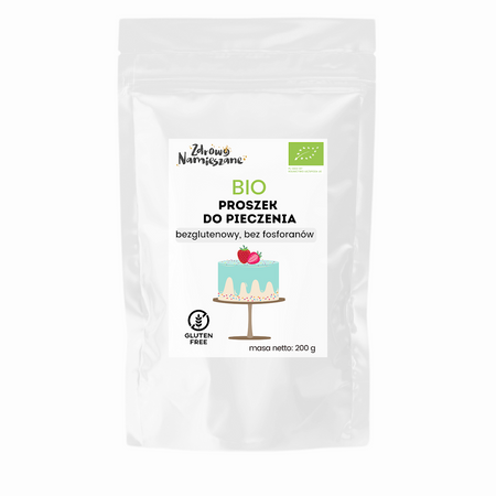 Glutenfrit bagepulver bio 200 g - Healthy Mixed
