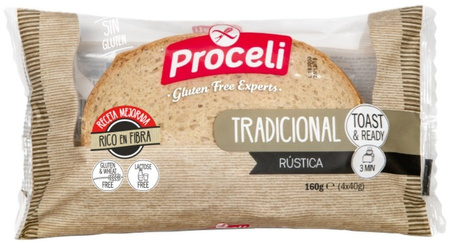 Glutenfrit traditionelt brød 160 g - Proceli