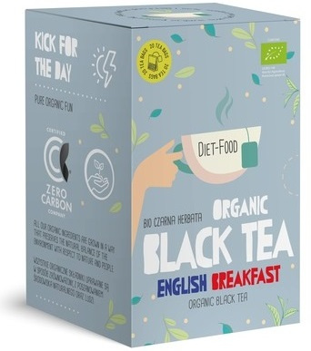 English Breakfast sort te bio (20 x 2 g) 40 g - DIET-FOOD