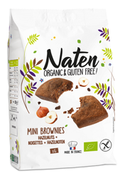 Brownies med chokolade og hasselnødder